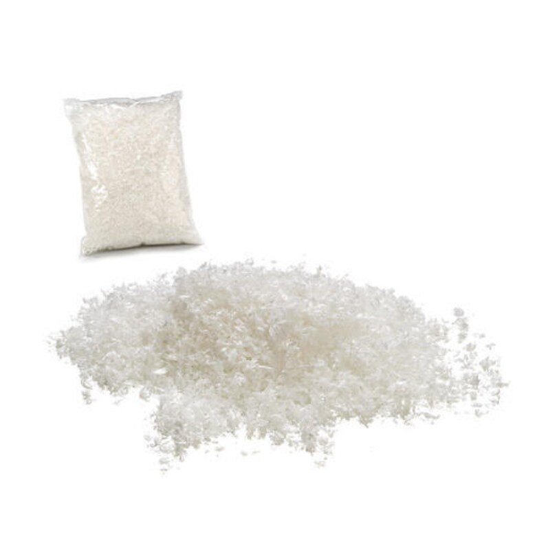 Extra faux snow for snow globes fake snow baggie plastic Etsy