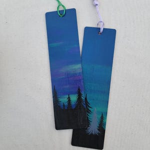 Wooden Bookmarks - Hand Painted Book Accessories, Perfect Stocking Stuffer for Book Lover, Present for Book Club. Various Designs!