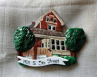 Handmade Custom house ornament - First Home Gift - Housewarming - PLEASE READ - Check listing for updates