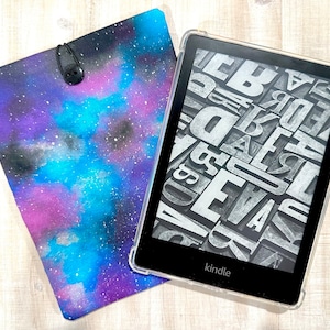 Padded Kindle Sleeve, 11th Generation Kindle Paperwhite, Kindle Sleeve, Kindle Case, e-reader case, e-reader sleeve, galaxy, stars, velaris