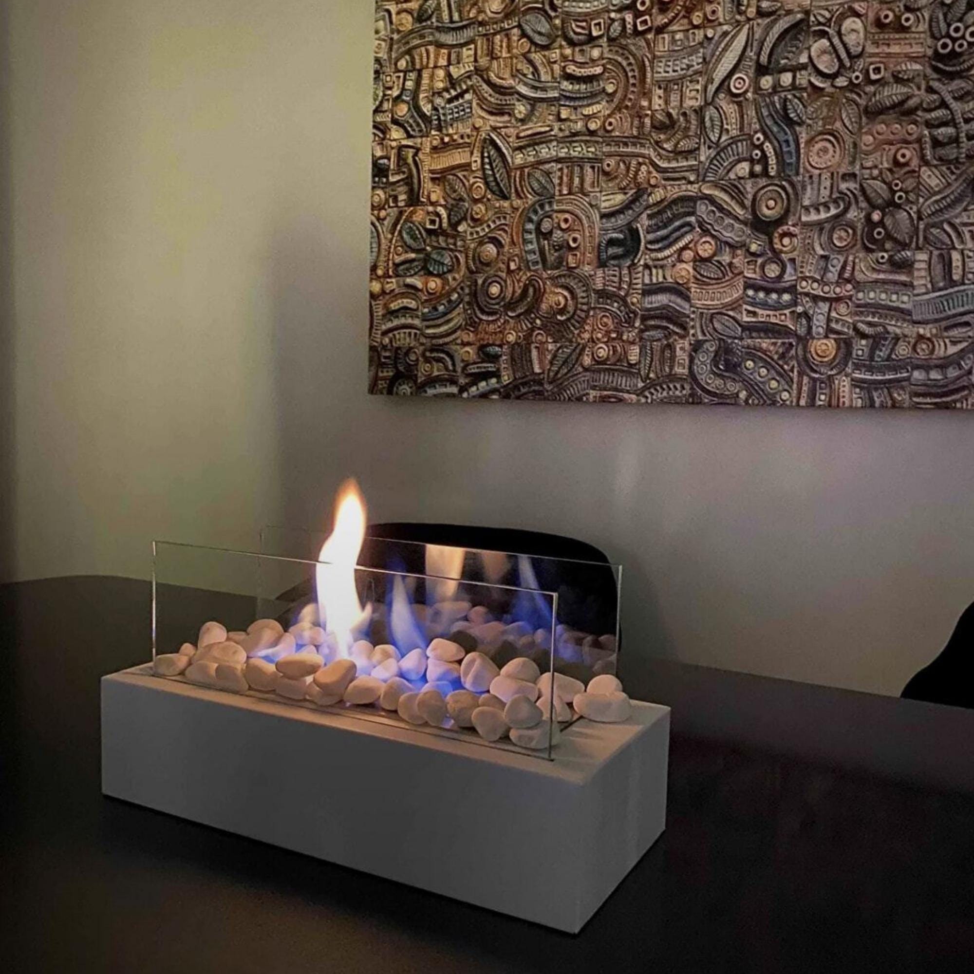 再お値下げしました!）希少 MUURLA ガラスの暖炉の置物 お値下げしま