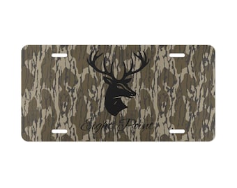 BottomLand Buck License Plate