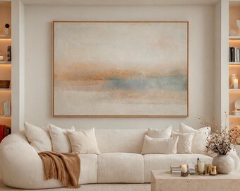Abstract Earth Tones Poster | Fine Art Poster, Neutral Wall Art