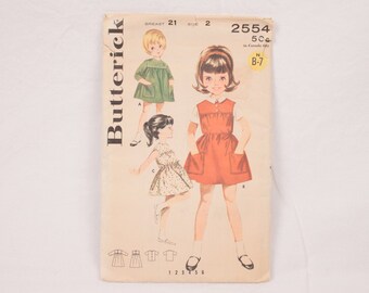 1960s Butterick // dress or jumper and blouse // size 2