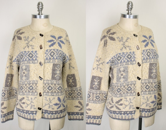 90s Y2K Sigrid Olsen Cardigan Shell Buttons Etsy UK