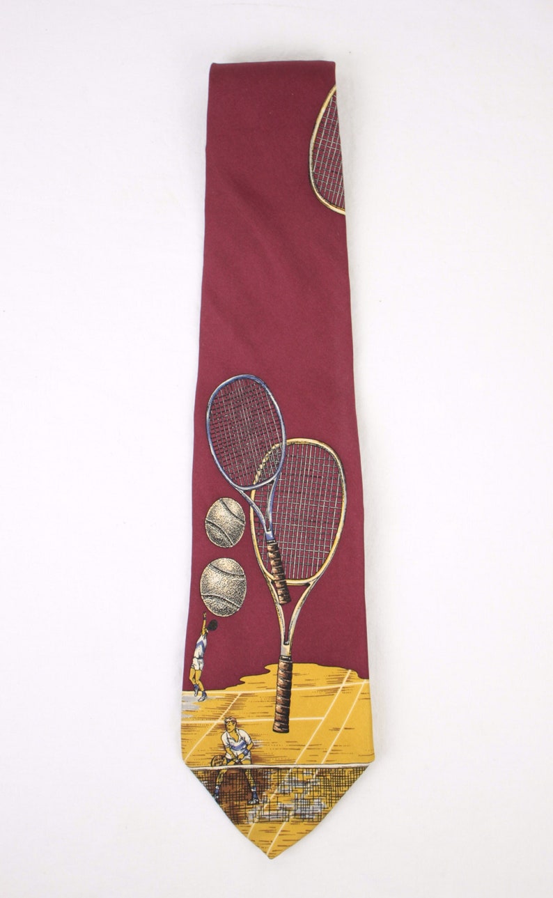 Vintage Robert Talbott Tie // Tennis Players // Robert Talbott for the ...