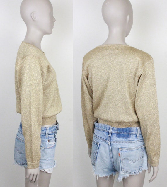 80s 90s Classiques gold sweater // merino blend - image 5