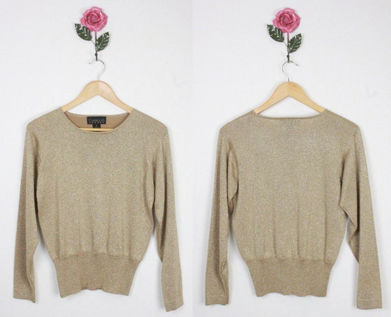 80s 90s Classiques gold sweater // merino blend - image 6