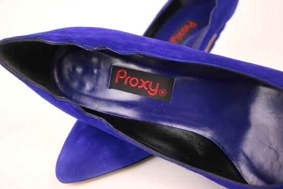 80s 90s suede heels //  // size 7.5 - image 9