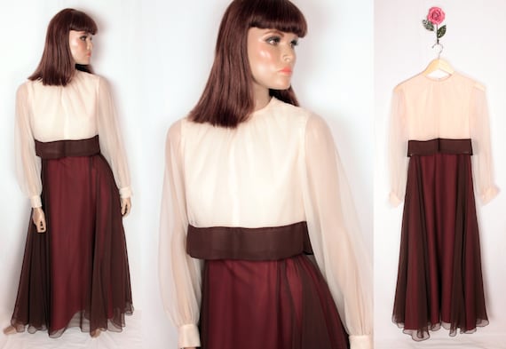 vintage Emma Domb dress // full skirt - image 1