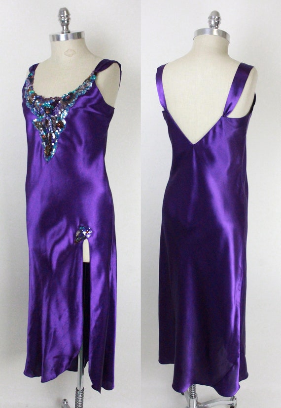 90s Y2K Victoria's Secret nightgown // sequin app… - image 3