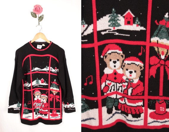 ugly christmas sweater // teddy bears