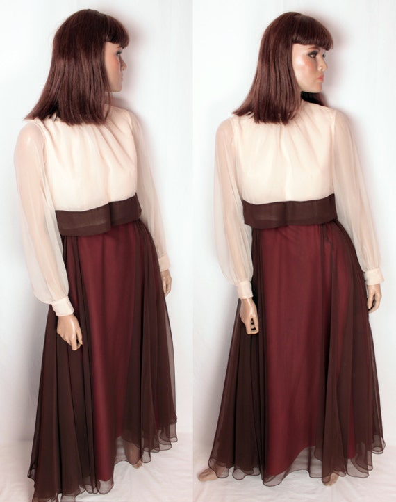 vintage Emma Domb dress // full skirt - image 2