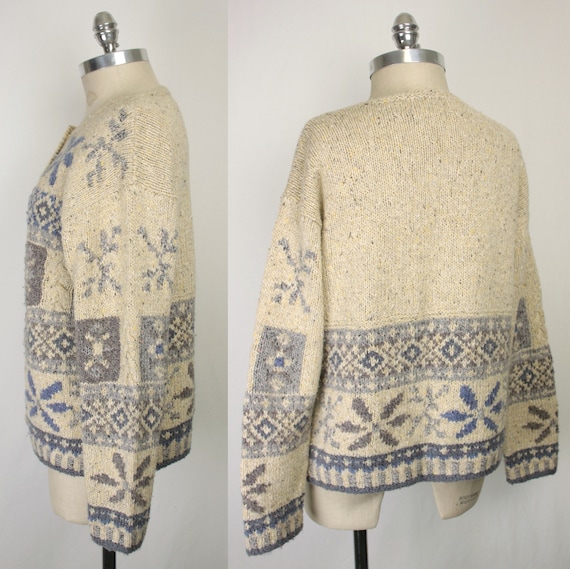 90s Y2K Sigrid Olsen cardigan // shell buttons - image 2