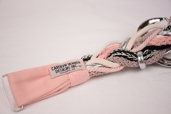 80s braided cord belt // Carolyn Tanner Designs - Gem display picture 1