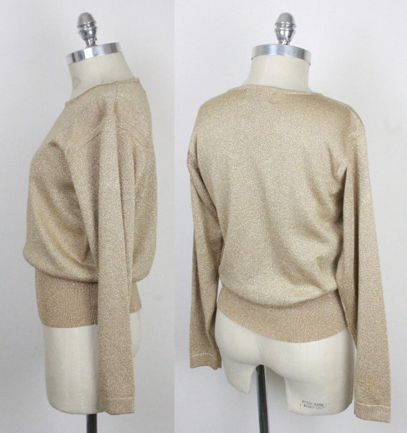 80s 90s Classiques gold sweater // merino blend - image 3