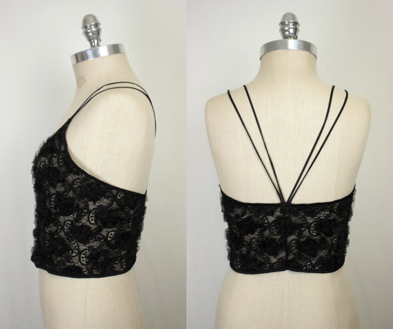 Christies sheer lace and organza top // made in I… - image 4