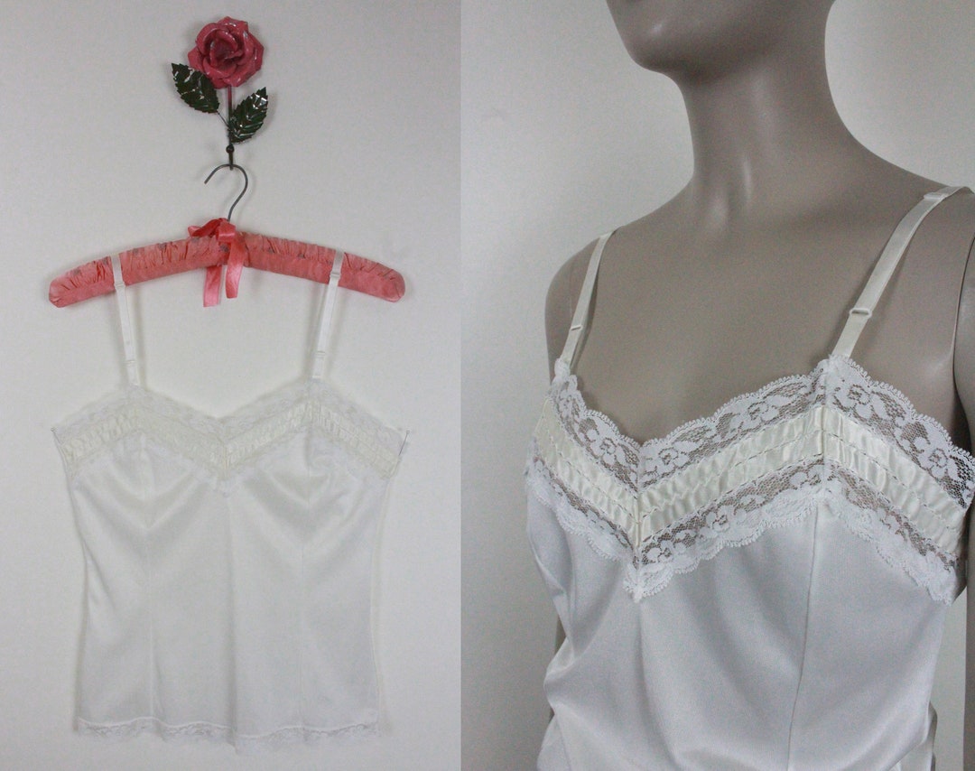 YILON イロン RIBBON CAMI SET TOPS WHITE Ribbon cami set tops – YILON
