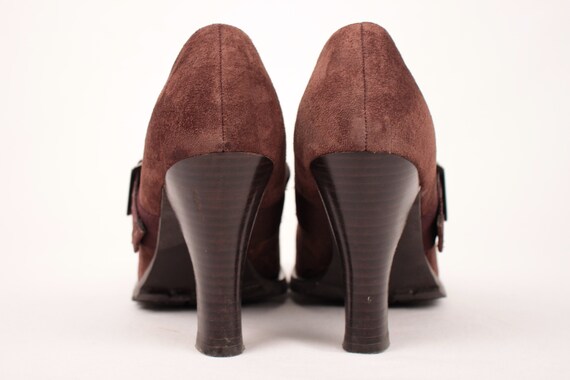 suede mary janes // lug sole // canvas and gromme… - image 8