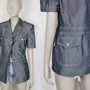 vintage Escada jacket // silk // lots of pockets