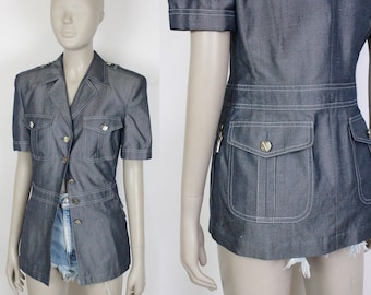 vintage Escada jacket // silk // lots of pockets
