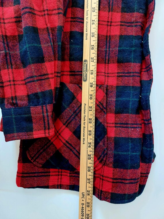 Pendleton Wool Plaid Jacket Small Shacket Midcent… - image 7
