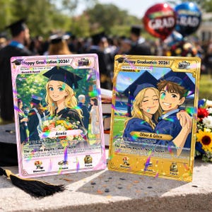 Custom Pokemom Card Graduation - Etsy