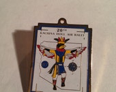 Vintage kachina doll pin