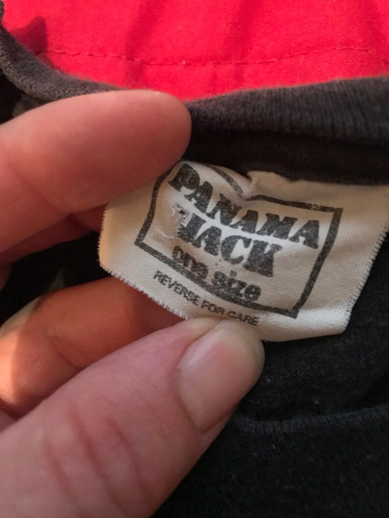 Vintage fishy panama jack shirt