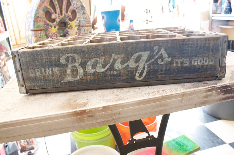 Barq's Root Beer It's Good Blue Wooden Etsy