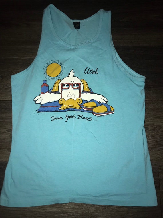 Vintage sun in buns UTAH tank top