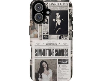 Lana Del Rey Collage Phone Case | Summertime Sadness Dark Feminine Famous Aesthetics