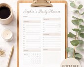 Daily Planner 2026 – Wochenplaner & Monatsübersicht, To-Do-Listen, Notizseiten, Minimalistischer PDF Kalender