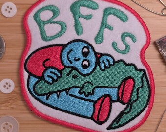 Aligator BFF – Naszywka do prasowania