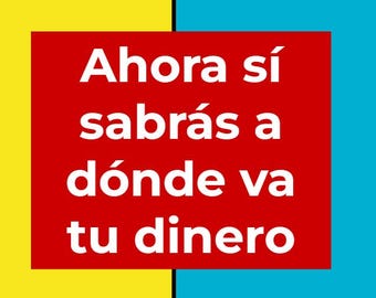 Plantilla de ingresos y gastos | Ahora sí sabrás a dónde va tu dinero | PDF simple