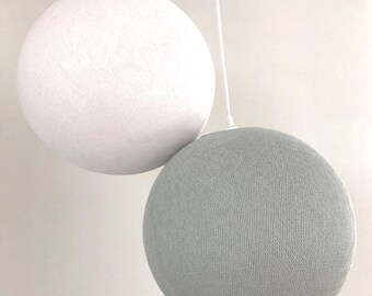 Dubbele kroonluchter – Decoratieve hanglamp met draadkappen, elegant ontwerp