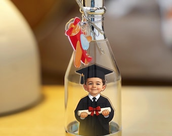 Retrato personalizado de recuerdo - El mejor regalo de graduación, Regalos de graduación, Soporte acrílico personalizado, Decoración para fiesta de graduación