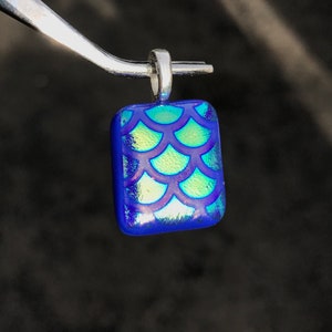Mermaid pendant: Blue Lagoon small