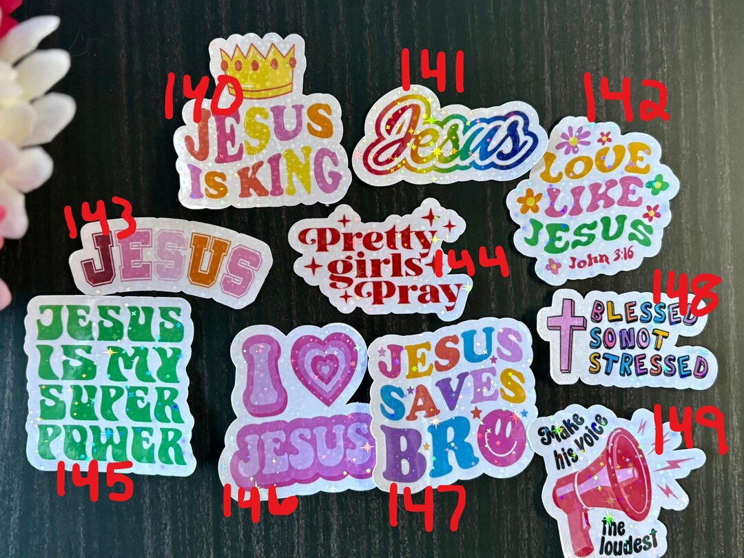 Own Me Sticker Build Your Own Christian Sticker Pack Vol. 3 | Custom Faith Stickers ...