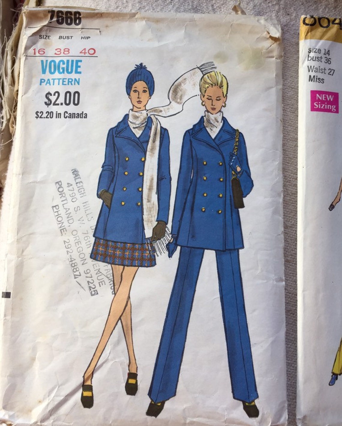 VINTAGE DRESS PATTERNS 4 paper clothing pattern instructions Etsy 日本