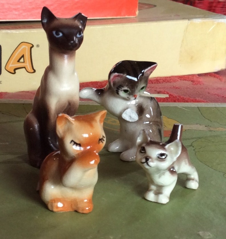 VINTAGE KITTY ORPHANS ceramic cats collectible collection Etsy