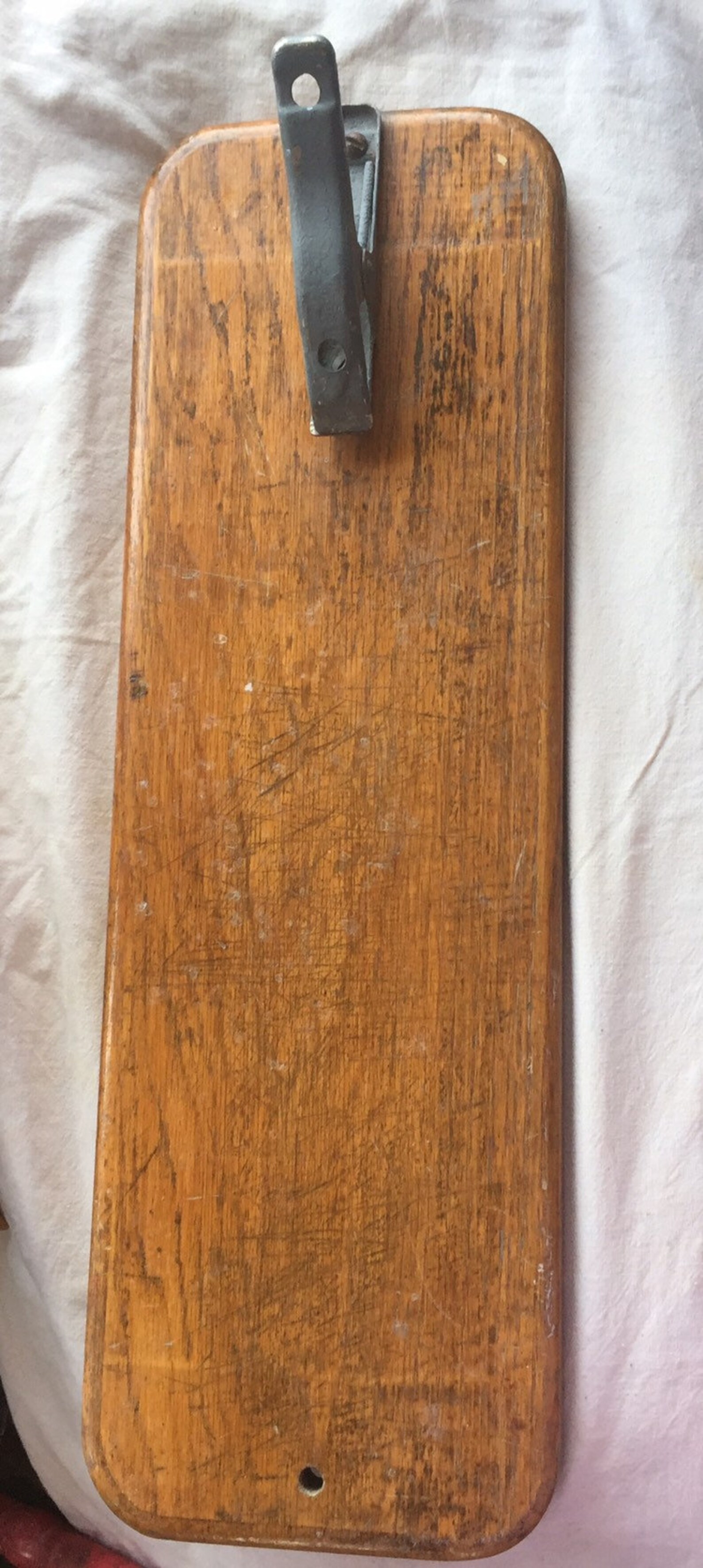 WOOD BOARD DISPLAY Vintage Clamp Cutting Hanging Decor Heavy Etsy