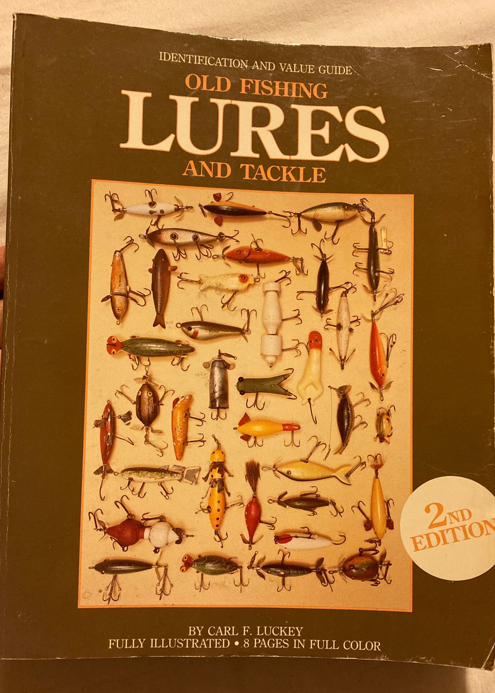 FISHING LURES BOOK vintage collecting reference guide Etsy