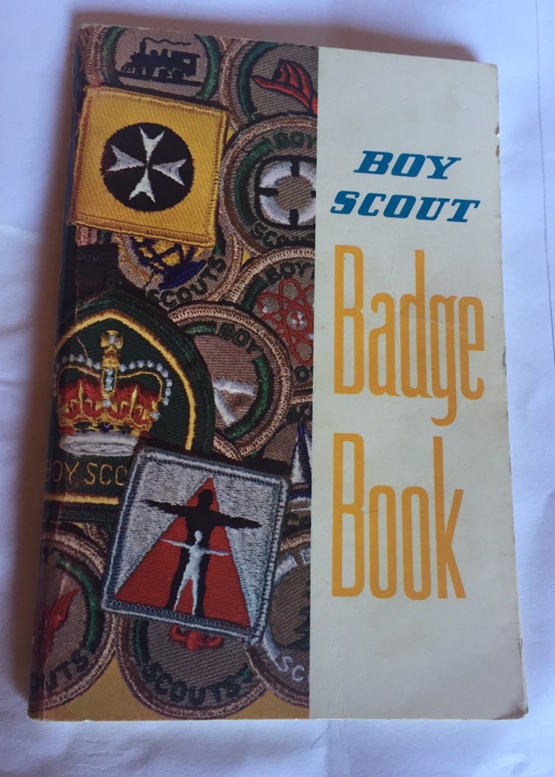 BOY SCOUT BOOK vintage badge guide Canadian collectible 1965 Etsy