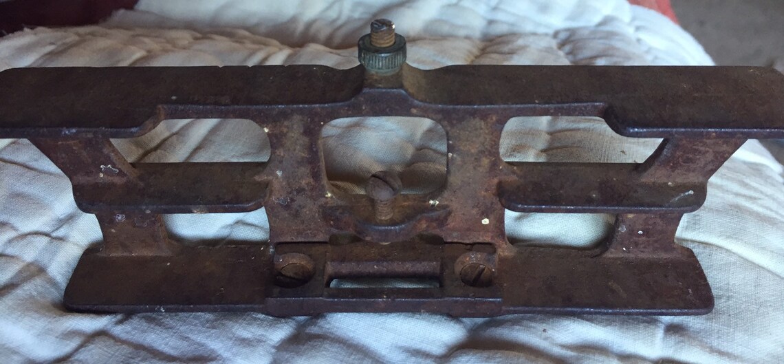 ANTIQUE RAKER GAUGE morin crescent saw tool Etsy