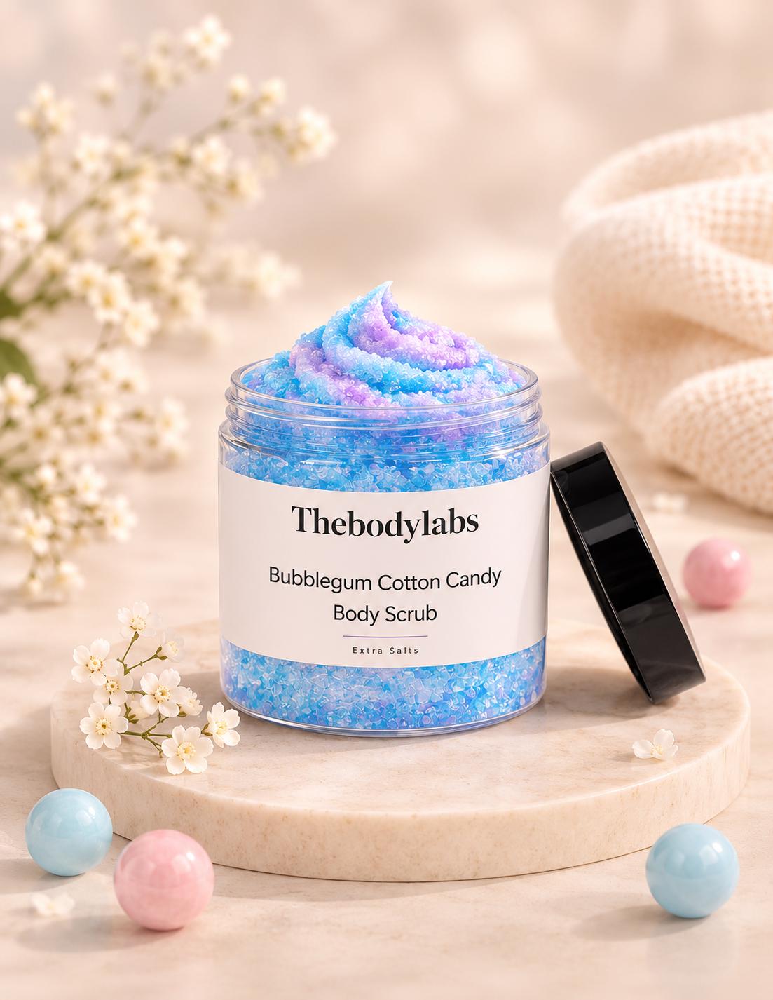 Bubblegum Cotton Candy, Salty Sugar Scrub