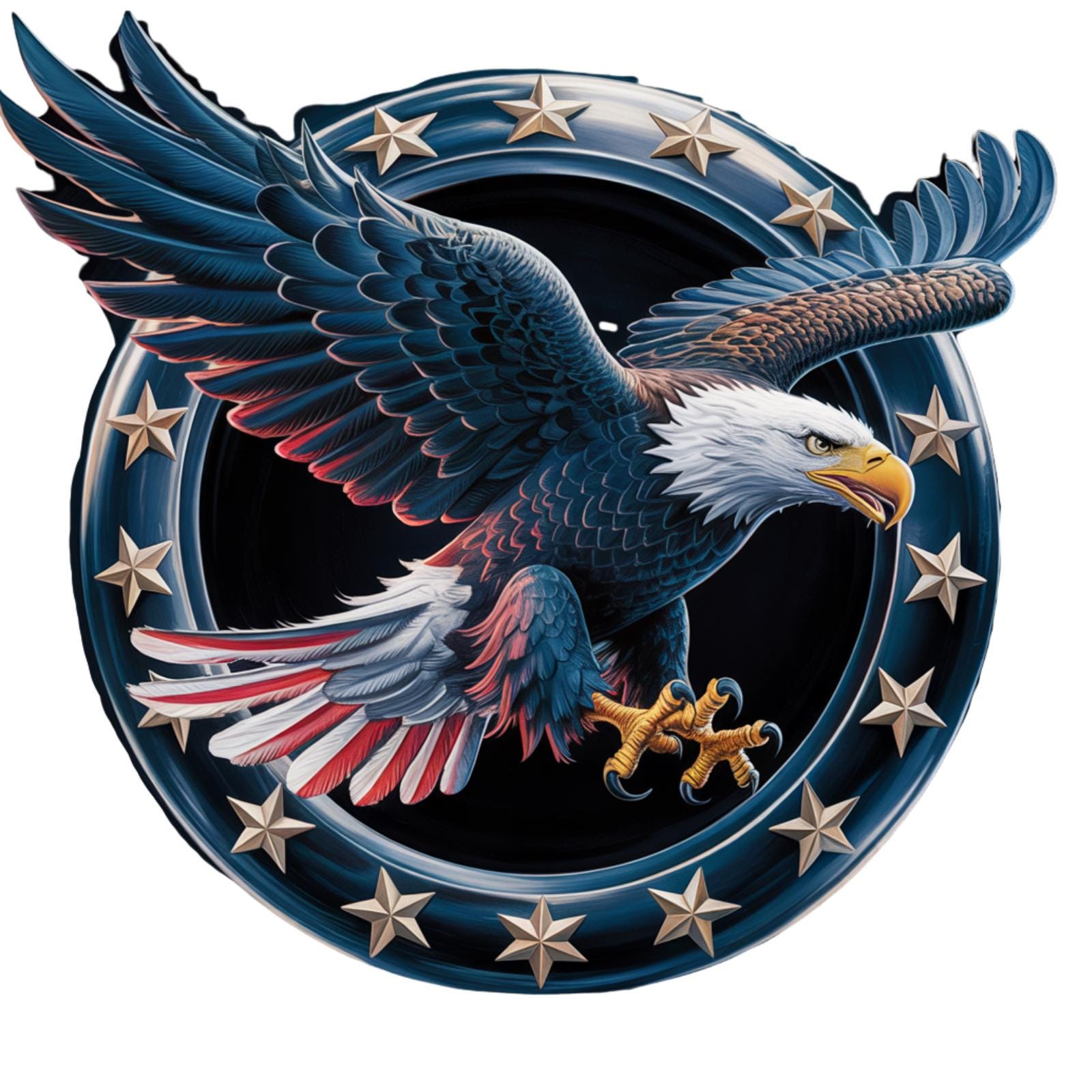 Harley Davidson Eagle Decal - Etsy