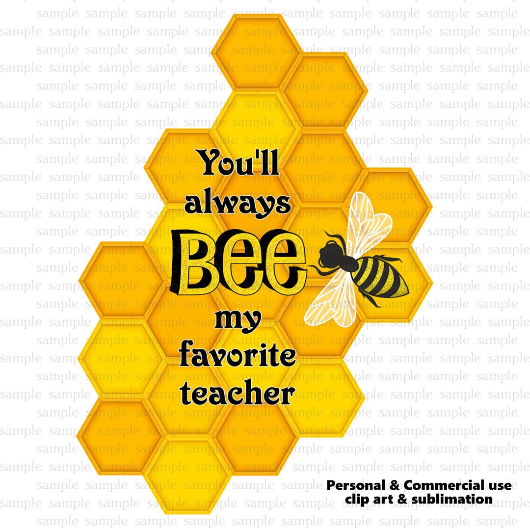 LEVLO Einkaufstasche Für Lehrer – Mit Aufdruck 'You Will Always Bee My Favorite Teacher'