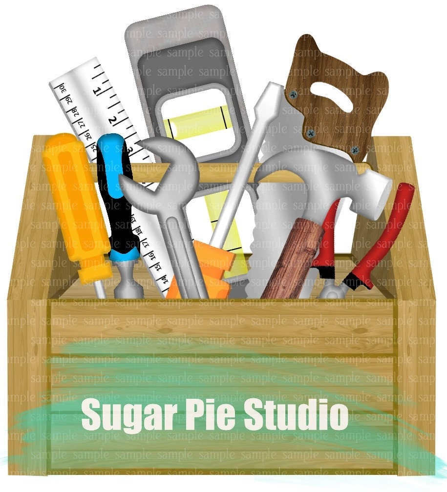 Tool box clip art fathers day christmas digital download graphics instant  download sublimation