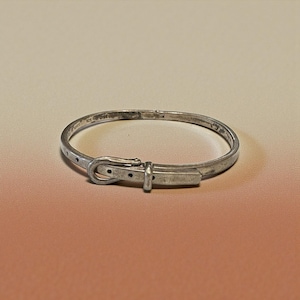 Mexico Sterling Silver Belt Buckle Bracelet - Etsy